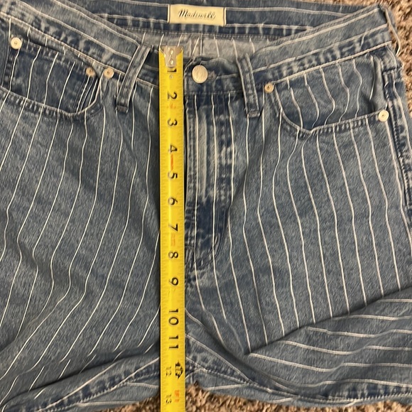 Madewell The Perfect Vintage Jean: Pinstripe Edition Sz 30 - Picture 14 of 15